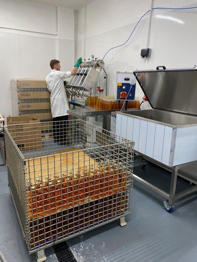 Bottling at Devon Drinks Solutions